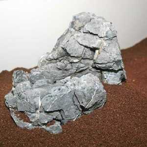 Grey mountain stones